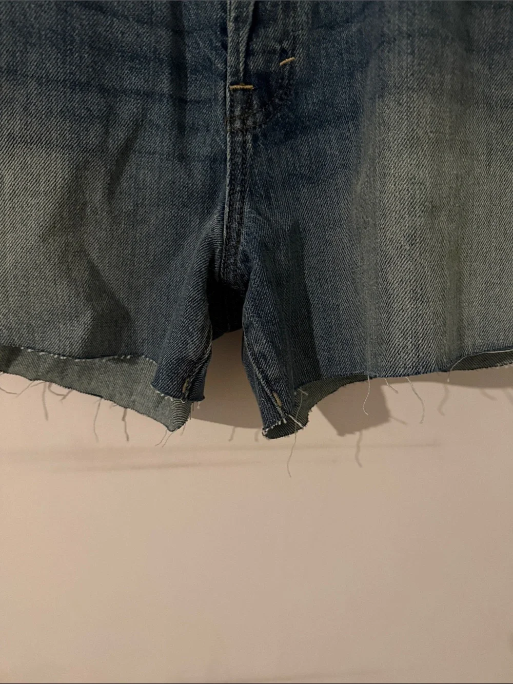 Universal Thread Indigo Blue High-Rise Baggy Shorts